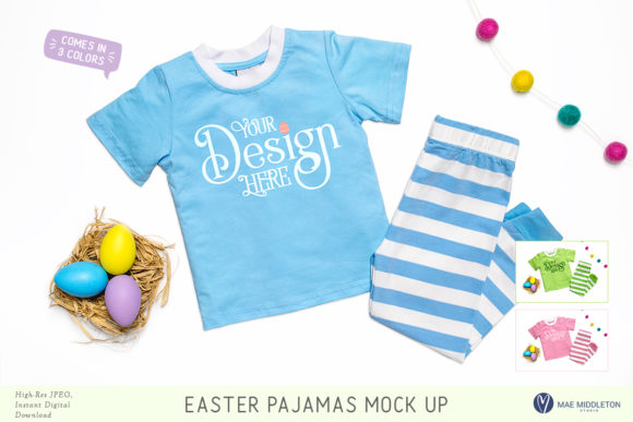 Download Easter Pajamas Mock Up - Easter Collection